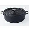 Image de Daubière en fonte émaillée 31cm noir mat PUV403311