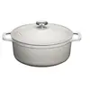 Image de Cocotte ronde Le 24 cm Macadamia - Chasseur - Blanc - Fonte