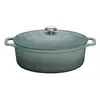 Image de Cocotte ovale 29 cm bleu - Chasseur - Bleu - Fonte émaillée