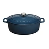 Image de Cocotte ovale en fonte émaillée 29cm bleu PUC472997