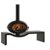 Image de Poêle à bois fonte 7kw anthracite P648124