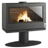 Image de Poêle à bois fonte 12kw anthracite 9127-44