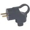 Image de Prise noire 2P+T 16A avec anneau, Legrand