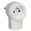Image de Fiche double fonction - 250 V - 16 A avec 2P+T 16 A - blanc