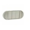 Image de Enjoliveur large CELIANE pour interrupteur, va-et-vient ou poussoir 5 commandes - - 068311