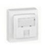 Image de Prise RJ45 ASL FTP saillie blanc catégorie 5e - - 086061