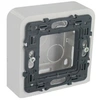 Image de - Cadre saillie profondeur 40mm pour 2 modules - Mosaic - blanc