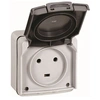 Image de - Prise de courant 2P+T 20A IP55 saillie - Plexo - gris