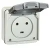 Image de Prise Plexo complet 20A saillie--Gris-2P+T
