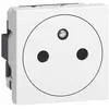 Image de Prise modulaire Legrand Mosaic Surface 2P+T 16A, sans interrupteur, blanc