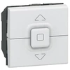 Image de interrupteur individuel de volets roulants 2 modules mosaic blanc avec enjoliveur blanc leg99656