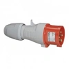 Image de Fiche Droite Mâle 16 Ampères 3P+T Ip44 Rouge - 555128