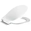 Image de Abattant de WC à fermeture standard en polypropylène blanc Siamp Monaco