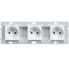 Image de Triple prise de courant 2p+t essensya blanc