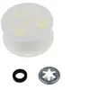 Image de Galet tendeur pour seche-linge diam : 55mm - diam. axe : 8 mm Brandt 57X2519