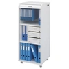 Image de Caisson de Bureau Blanc à Roulettes 108 cm - Blanc - L 47.2 x l 47 x H 107.6 cm