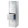 Image de Classeur 4 Tiroirs pour 100 Dossiers Suspendus L 41,4 H 140,4 P 44 cm - Aluminium - L 41.4 x l 44 x H 140 cm