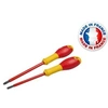 Image de Tournevis borniers isoles 1000 v ph1x100mm et ph2x125mm - jeu de 2 pièces FATMAX - FMHT0-62648