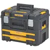 Image de Boîte à outils de chantier 2 pièces petit coffret et tiroirs DeWalt TSTAK DWST83395-1