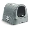 Image de Maison de toilette - Bleu gris - Pour chat