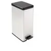 Image de CURVER Poubelle a pédale 40L Slim aspect métal