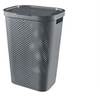 Image de Infinity - Boîte à linge - Dots - 60L - Gris - 44x35xh60cm