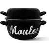 Image de Marmite a moule 3645563 En acier émaillé 18 cm Avec écritures Tous feu