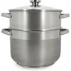 Image de Couscoussier 10 L inox 24 cm couvercle verre induction