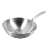 Image de Wok Triply 24cm acier inoxydable fabriqué en France MENASTYL