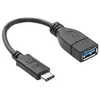 Image de USB 3.1 Type C Male to USB 3.0 Type A Femelle OTG Data Cable for Nokia N1 / Macbook 12, Cable Longueur : about 20cm(Noir)