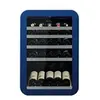 Image de LERETRO 40BL - Cave à vin - largeur : 54.8 cm - profondeur : 54 cm - hauteur : 83.2 cm - 121 litres - classe G - bleu
