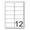 Image de Address Labels JamFree L7177 - Papier - adhésif permanent - blanc - 99.1 x 42.3 mm 1200 étiquette(s) (100 feuille(s) x 12 étiquettes adresses