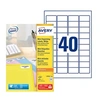 Image de Avery JamFree Laser+ - 25.4 x 45.7 mm 4000 unités (100 feuille(s) x 40 étiquettes adresses