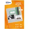 Image de Cartes de visite Professionnelles - 40 cartes mates format 8,4 x5,4 cm - 220 g/m²