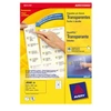 Image de Etiquettes-adresses laser transparentes Avery