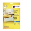 Image de Avery Clear Mini Label - Clair - 21.2 x 38.1 mm 1625 unités (25 feuille(s) x 65 étiquettes