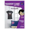 Image de Lot de 4 Transferts A4 T-Shirt Noir ou foncé pour textiles