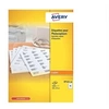 Image de Avery DP165 - Papier - adhésif permanent - blanc - 35 x 105 mm 1600 étiquette(s) (100 feuille(s) x 16 étiquettes