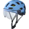 Image de Cairn - Quartz Visor Led MIPS - Casque vélo urbain homme Mat Denim Night Sky - M (52 - 58 cm)