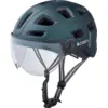 Image de Cairn - Quartz Visor - Casque vélo urbain homme Mat Metallic Sky - M (52 - 58 cm)