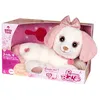 Image de Gipsy Toys   Peluche Interactive Chien - Puppy Bella   30 CM   Rose ET Blanc   Vendue en BOÎTE Cadeau en occasion ou reconditionné