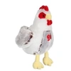 Image de Gipsy - 070356 - peluche - poule - blanc/marron sonore - 22 cm