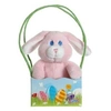 Image de - 070378 - Peluche - Easter Basket Buddies - Lapin Rose - 15 Cm