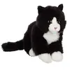 Image de Peluche - Chat mimiz - 28cm - Noir/Blanc