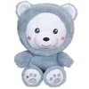 Image de Peluche Ours Hoody Pets - - Bleu, 24 Cm