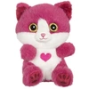 Image de Peluche Cutydoo Love Chat - 13 cm - Rose framboise