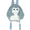 Image de Sac à dos en peluche - Lapin bleu et blanc 30 cm