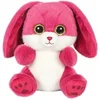 Image de Peluche - Peluche Lapin RUBY rose framboise - 23 cm