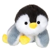Image de Peluche Floppy Choopy Pingouin - 22 cm - Noir / Blanc / Gris