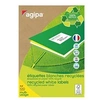Image de APLI-Agipa - Papier - mat - adhésif permanent - blanc - 199.1 x 289.1 mm 100 étiquette(s) (100 feuille(s) x 1 boîte - étiquettes recyclées